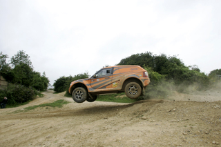 Illustration for article titled Bowler Nemesis GT4: A Dakar Racer For Public Consumption
